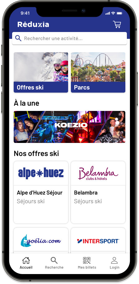 Application mobile Réduxia